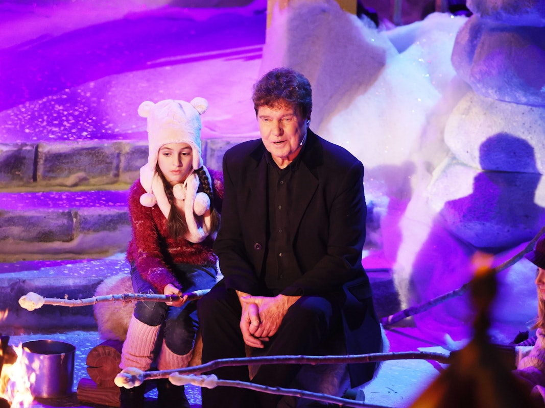 Frank Schöbel tritt auf bei der Aufzeichnung der ARD Sendung „Das Adventsfest der 100 000 Lichter“.