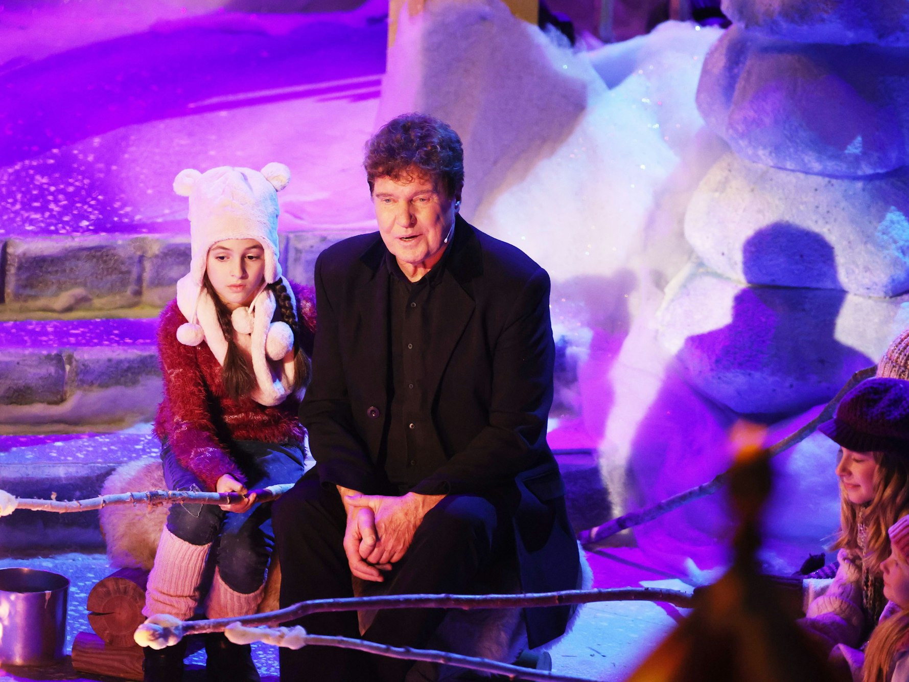 Frank Schöbel tritt auf bei der Aufzeichnung der ARD Sendung „Das Adventsfest der 100 000 Lichter“.