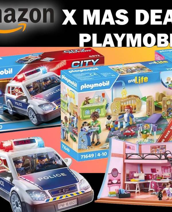 Auf dem Bild sind Produkte von Playmobil zu sehen.