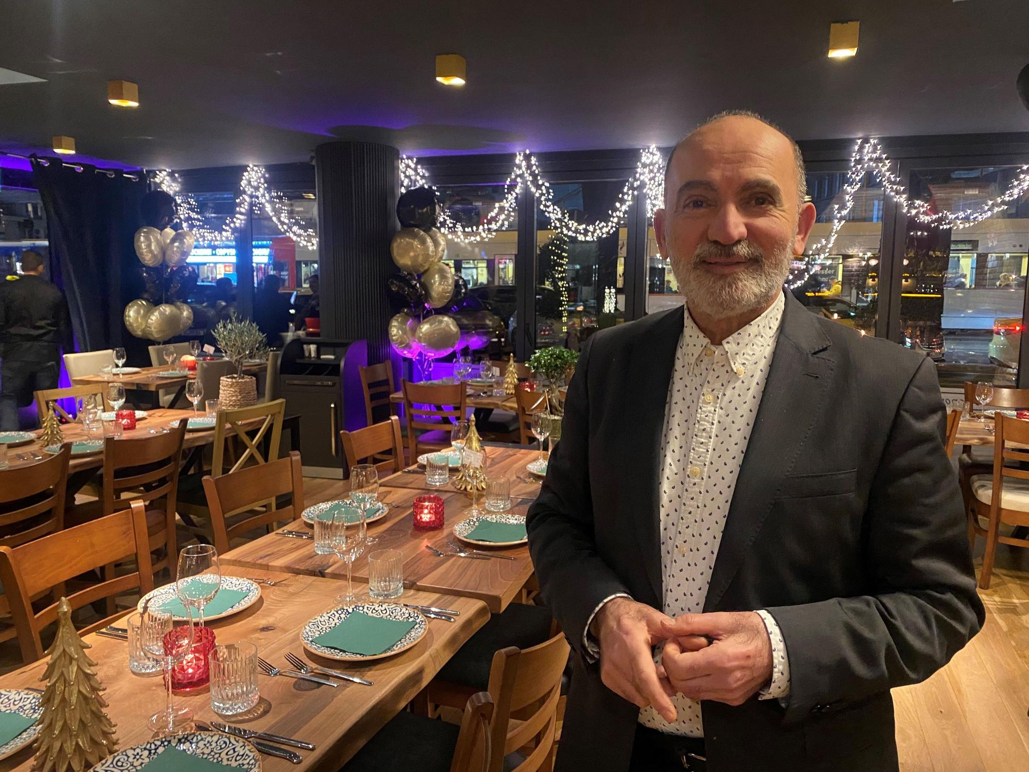 Ali Balaban in seinem Metier: Er leitet das neue türkische Restaurant „Bosporus“