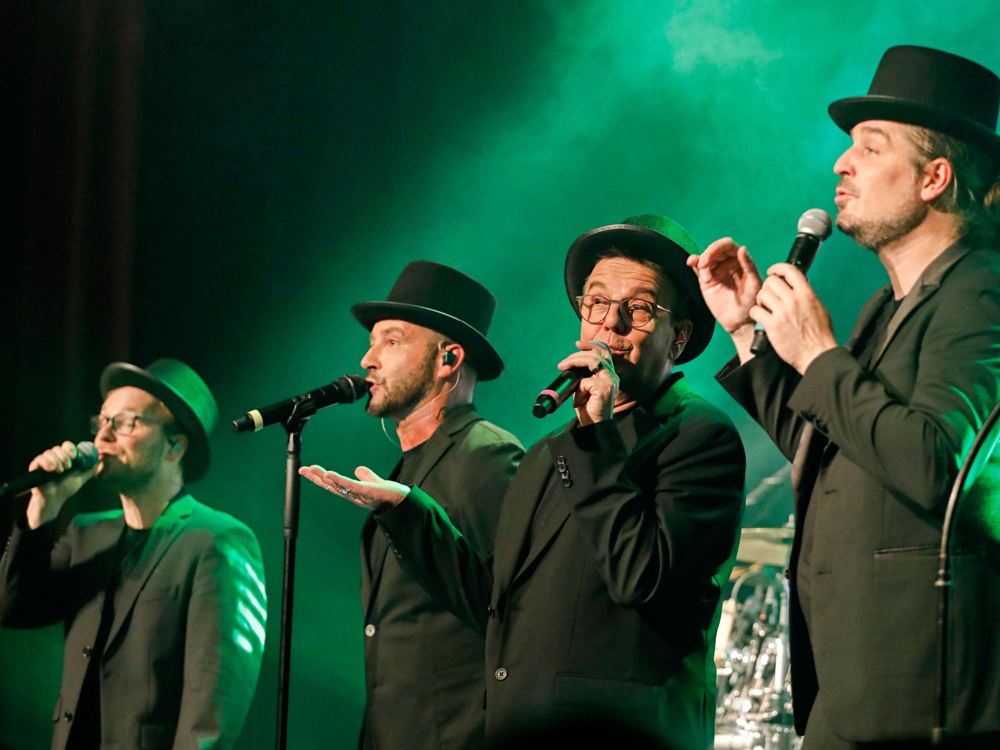 Die Räuber begeisterten auch als A-cappella-Gruppe.