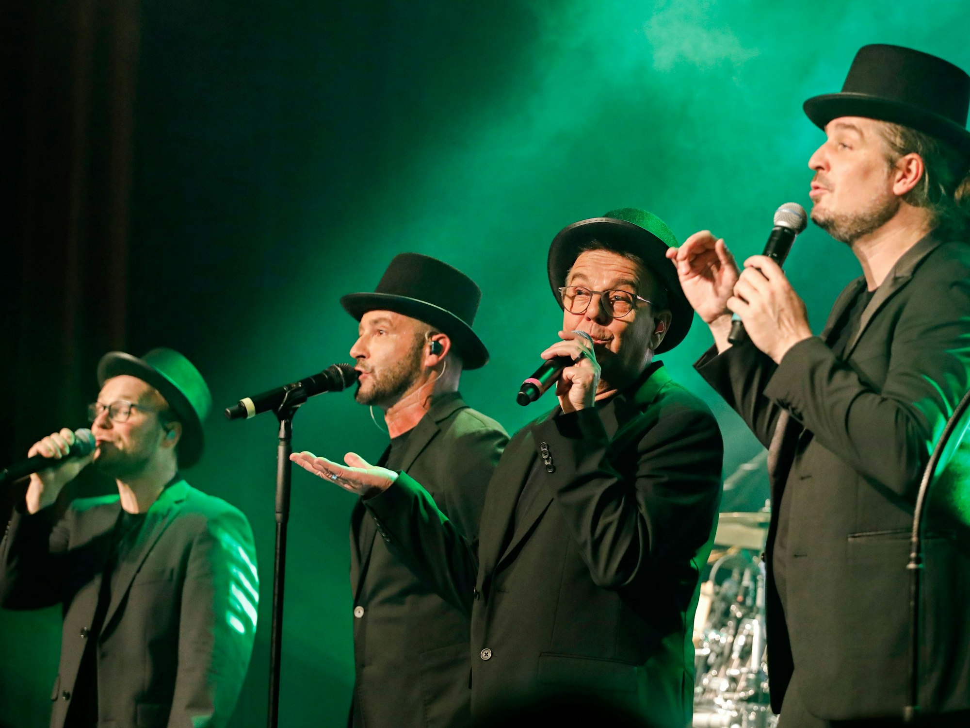 Die Räuber begeisterten auch als A-cappella-Gruppe.