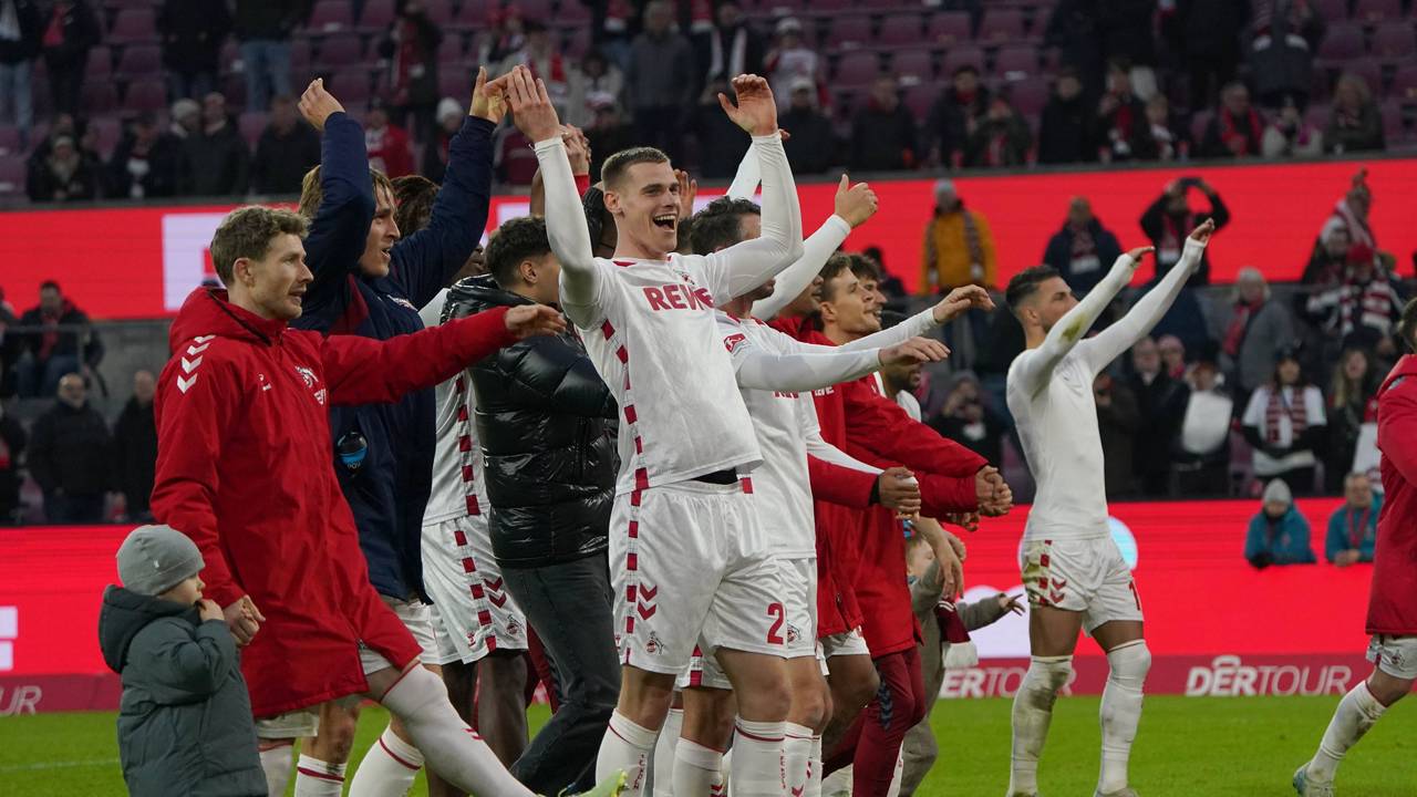 Kölner Jubel nach dem Sieg über Nürnberg.