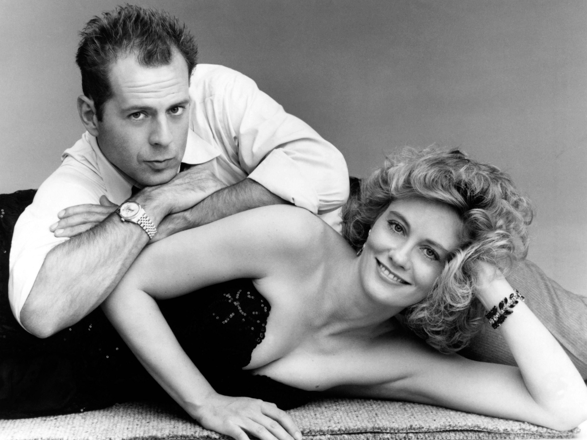 Kamen sich auch privat näher: Bruce Willis und Cybill Shepherd starteten beide mit der Kult-Serie „Das Model und der Schnüffler“ durch.