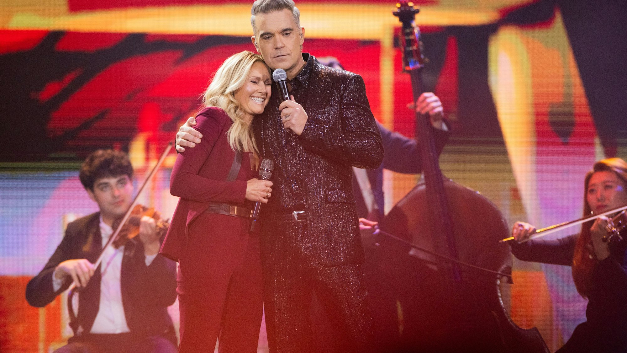 Auch er war bei Helene Fischer zu Gast: Sänger Robbie Williams