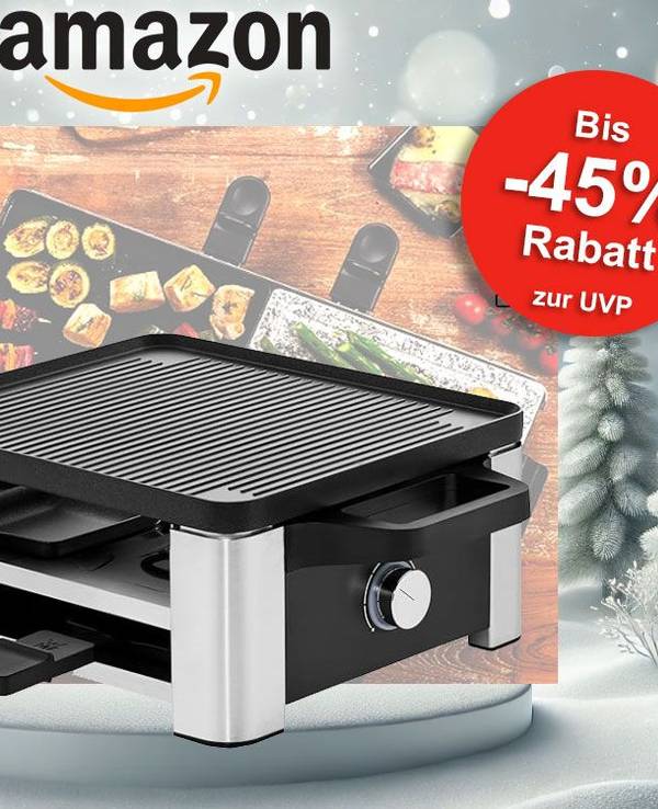 Auf dem Bild ist ein Raclette Grill zu sehen.