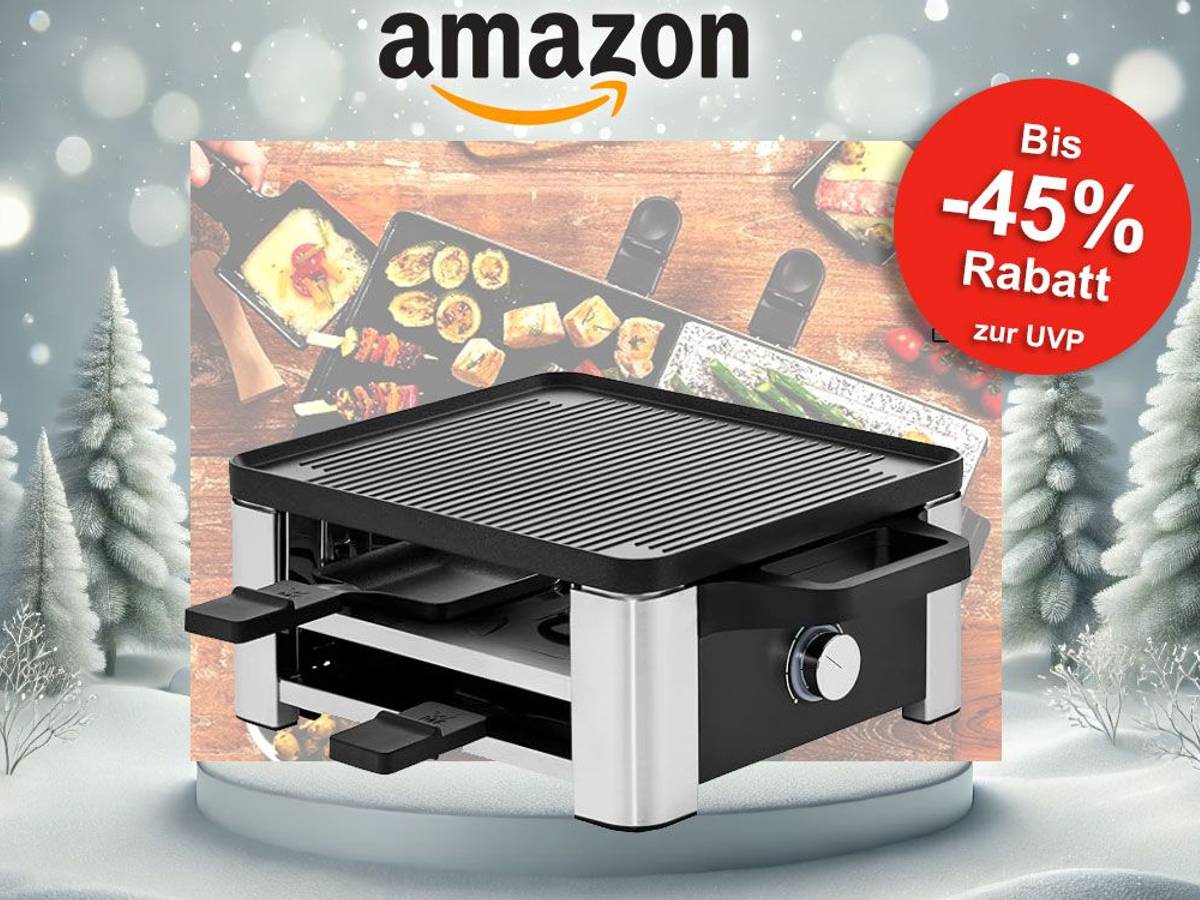 Auf dem Bild ist ein Raclette Grill zu sehen.