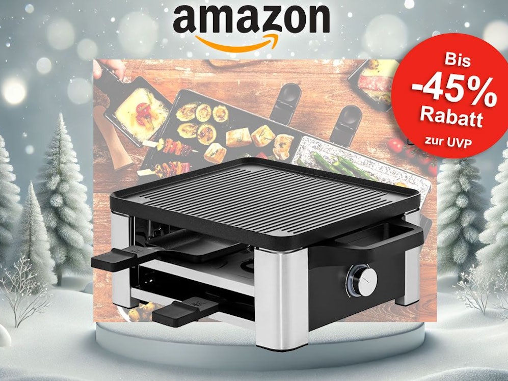 Auf dem Bild ist ein Raclette Grill zu sehen.