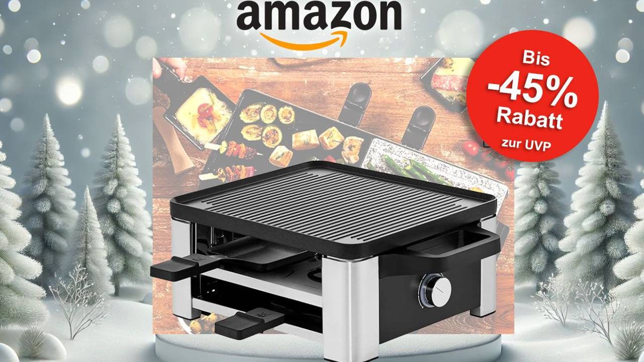 Auf dem Bild ist ein Raclette Grill zu sehen.