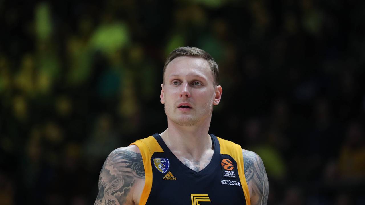 Janis Timma bei einem Spiel von BC Khimki