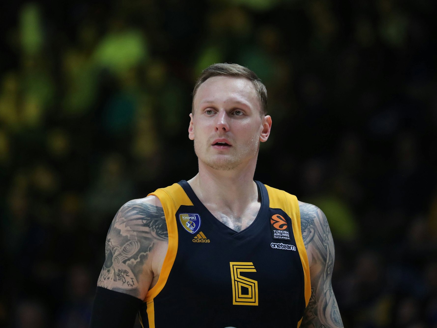 Janis Timma bei einem Spiel von BC Khimki