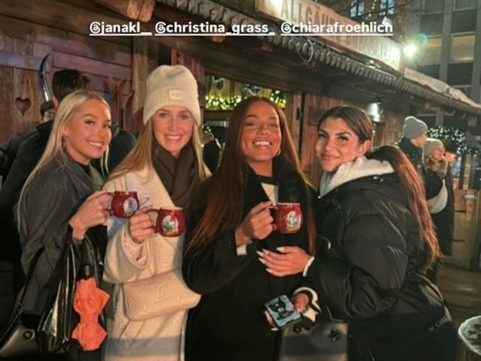 Dieses Foto vom Kölner Weihnachtsmarkt teilte Yeliz Koc am 16. Dezember in ihrer Instagram-Story.