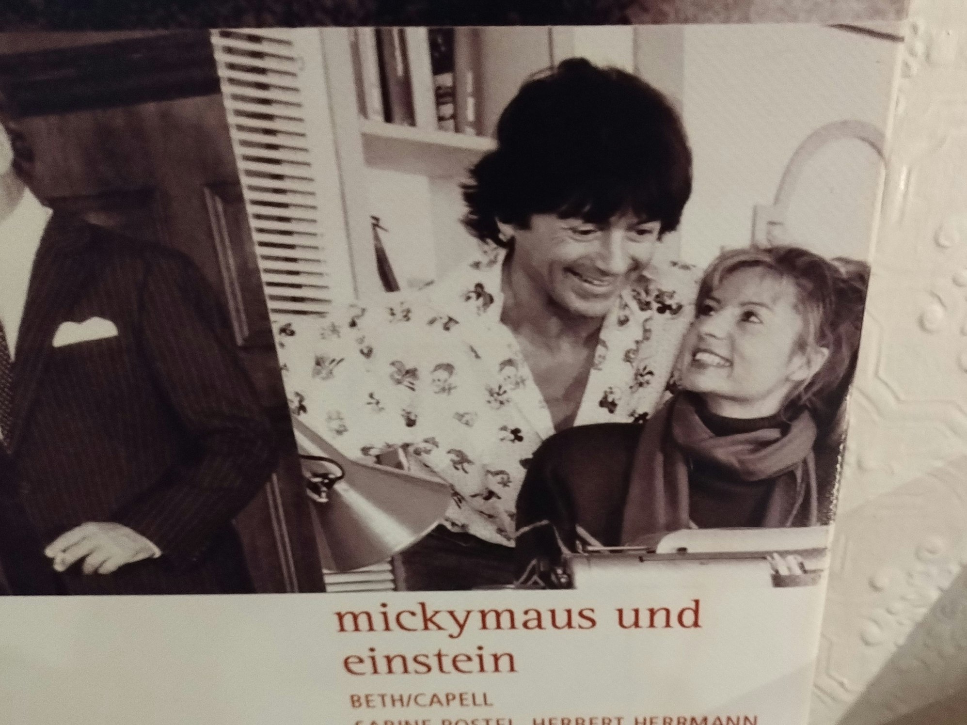 Sabine Postel mit Herbert Hermann auf einem Poster im Theater am Dom in Köln
