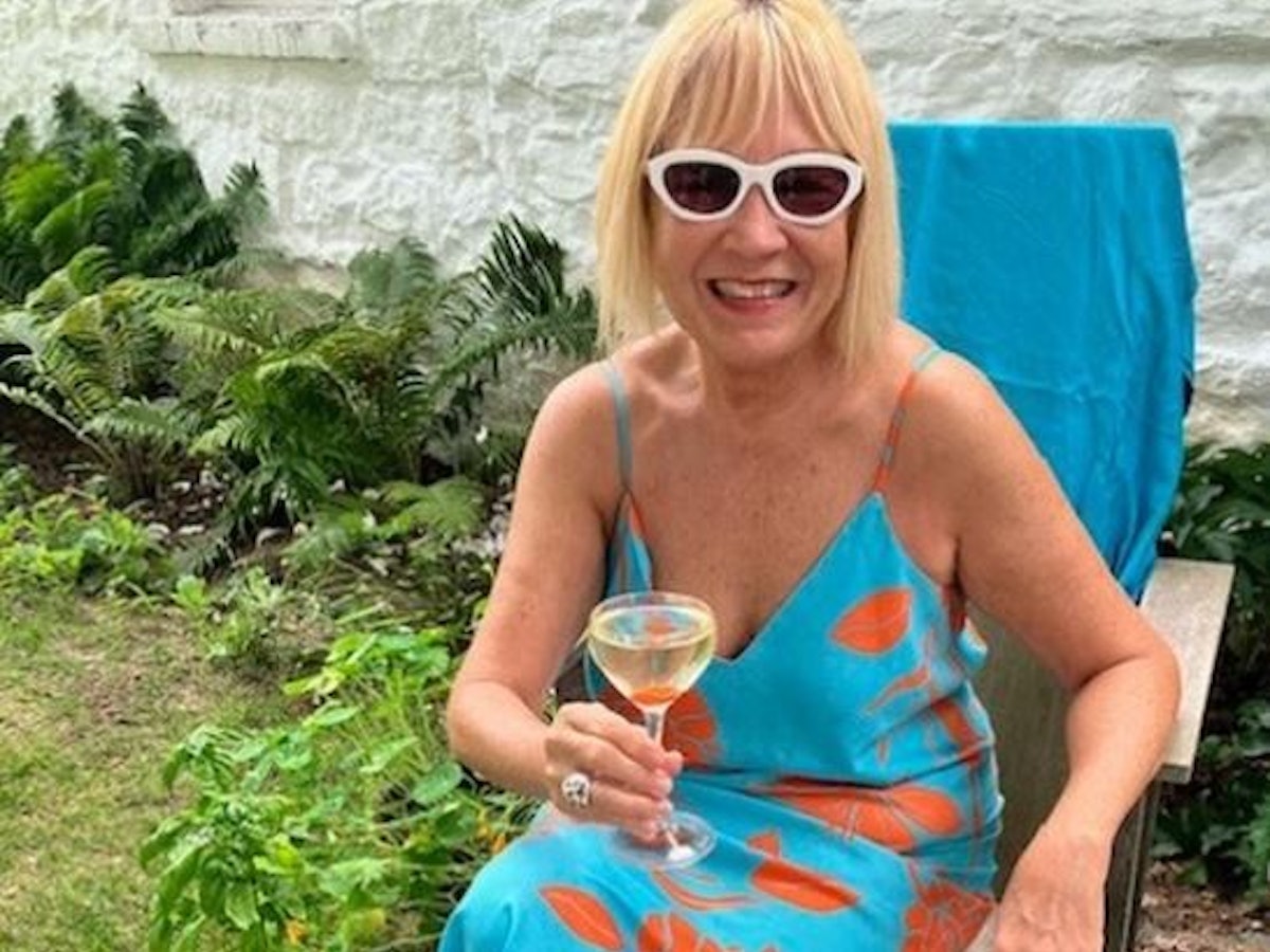 Cindy Gallop auf einem Foto, das sie am 28. Juli 2024 auf Instagram hochgeladen hat.