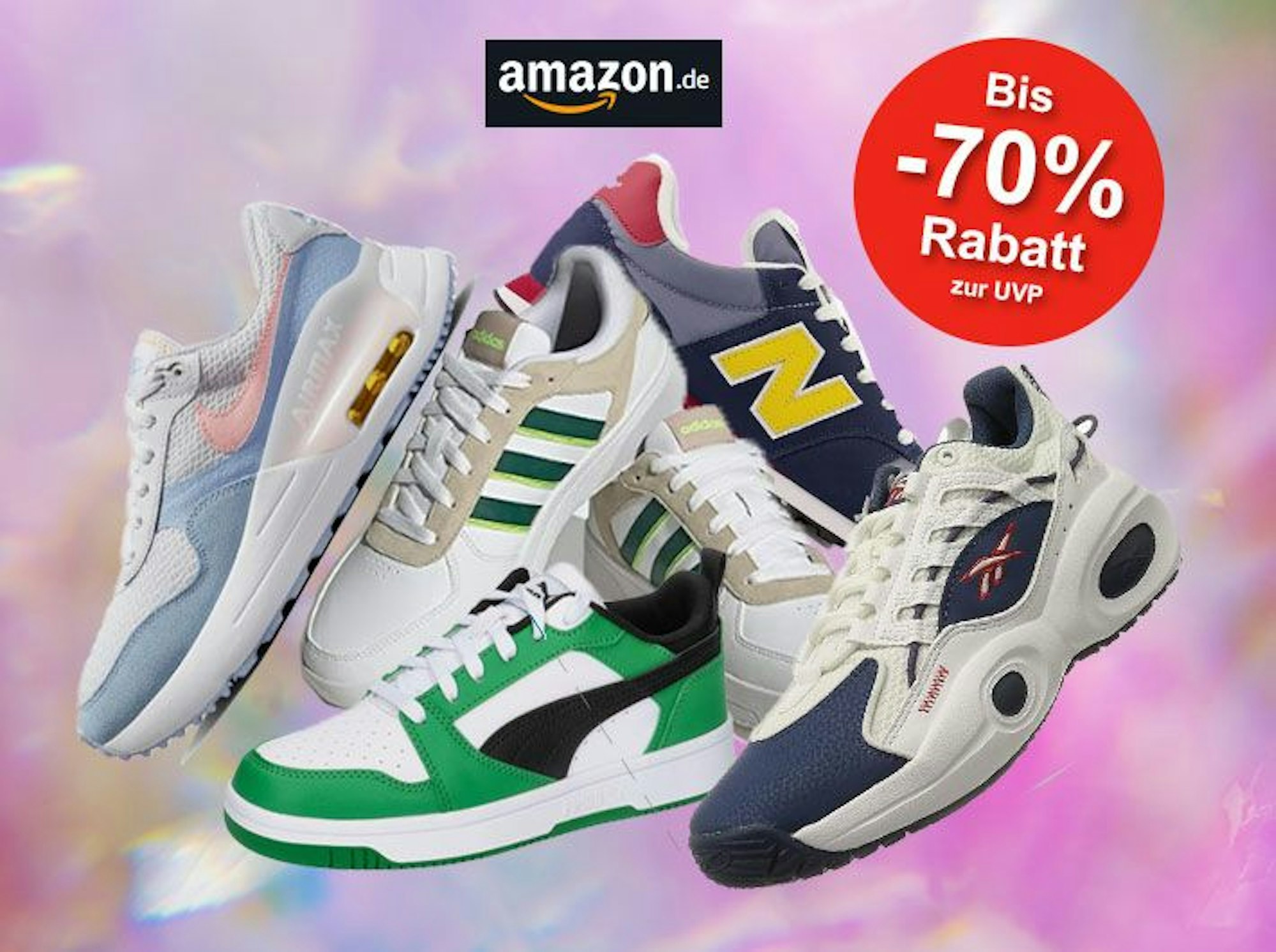 Sneaker Hammer Angebote im Amazon Sale mit Top Marken Jetzt bis 70 auf trendige Schuhe von Nike Skechers New Balance mehr Express