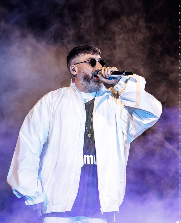 Rapper Sido (hier zu sehen bei der Basketball-Euroleague im Oktober) war seit 2022 wieder in festen Händen und hat mit seiner Herzensdame Georgina Stumpf sogar sein fünftes Kind bekommen. Nun allerdings scheint es vorbei zu sein zwischen den frisch gebackenen Eltern.