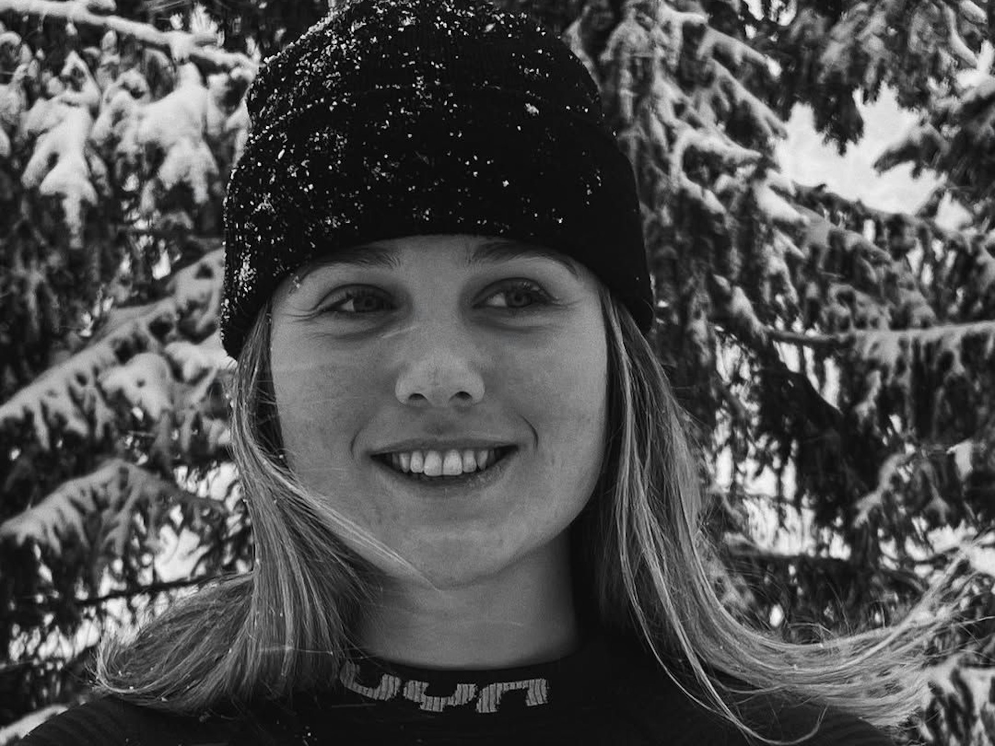 Die Schweizerin Sophie Hediger mit Mütze.