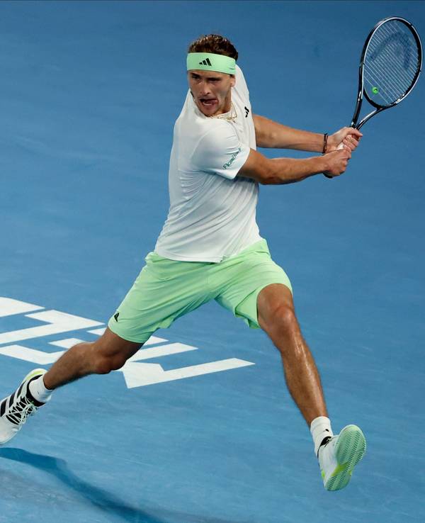 Alexander Zverev in Aktion.