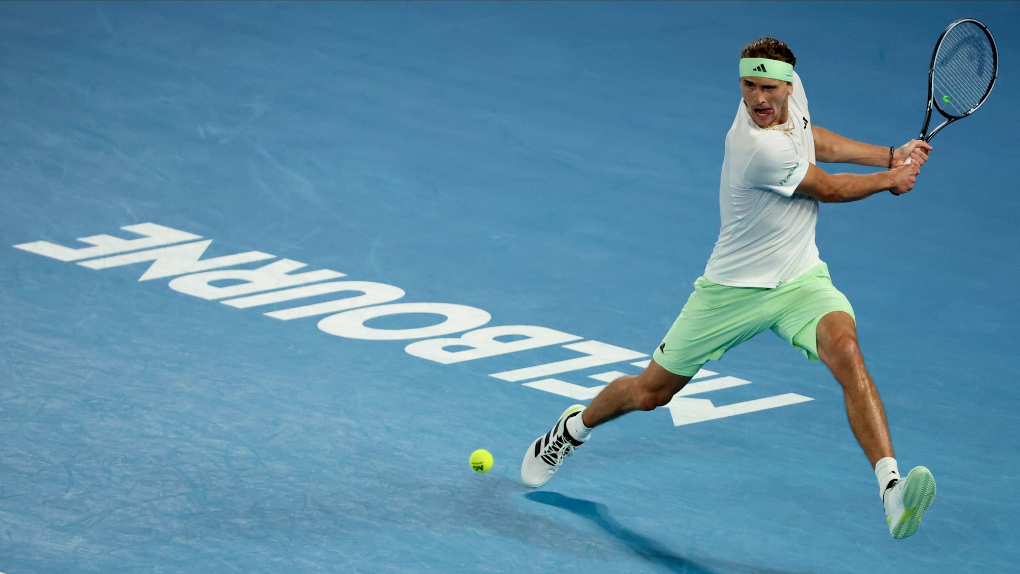 Alexander Zverev in Aktion.