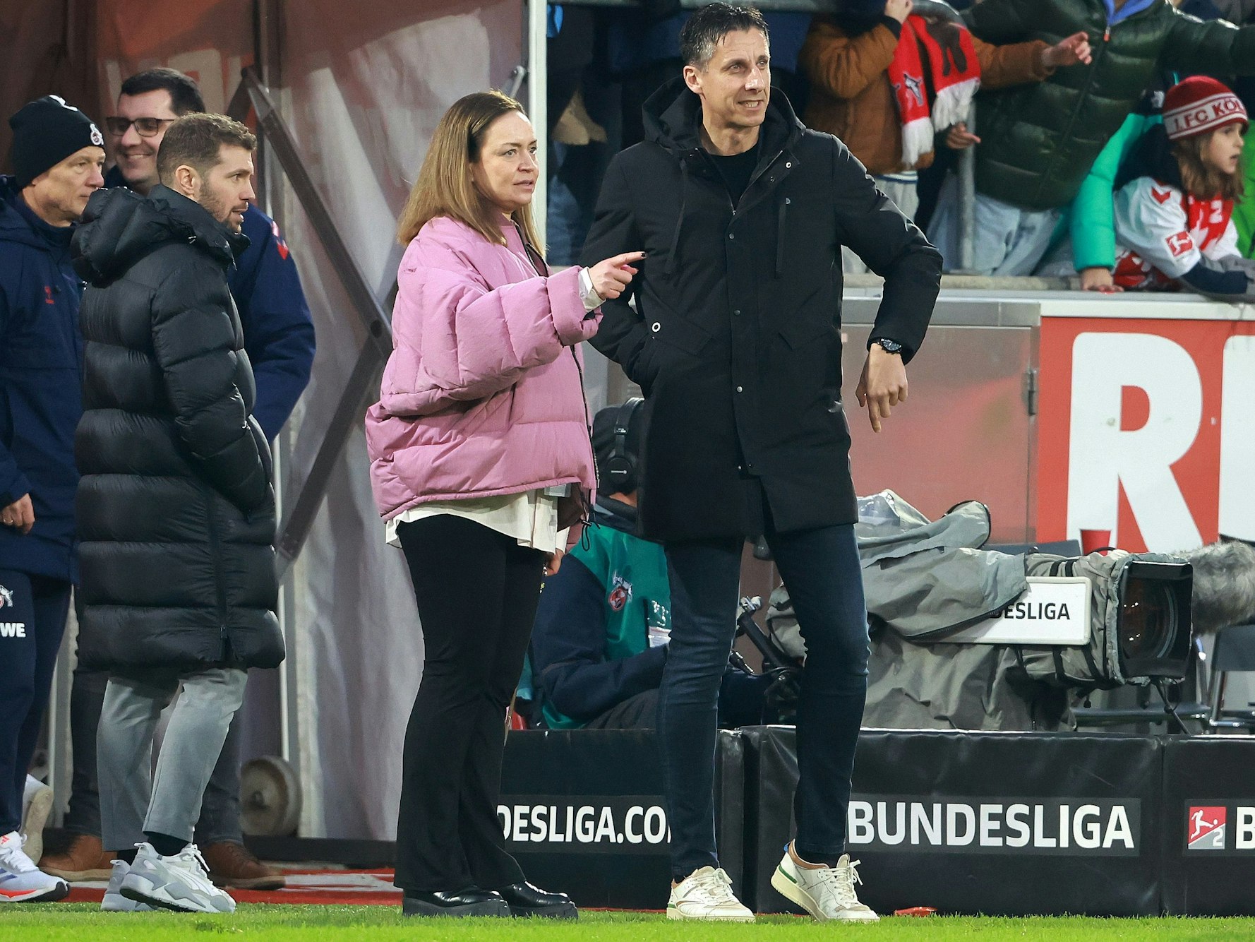 Christian Keller im Gespräch mit Lil Zercher.