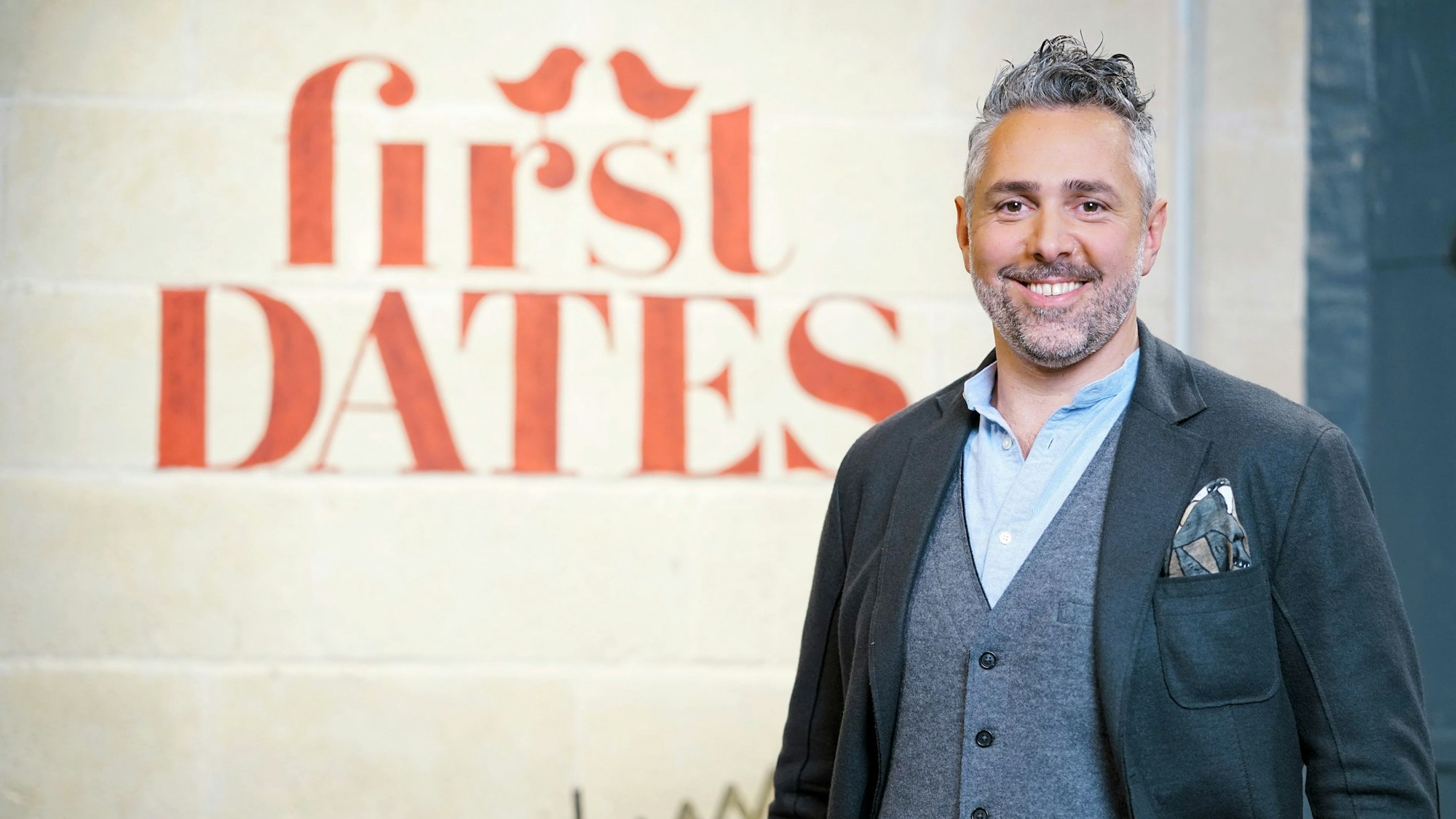 Roland Trettl am Set von „First Dates - Ein Tisch für zwei“.