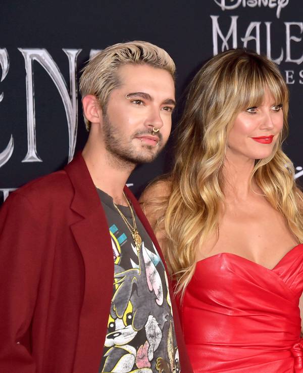 Bill Kaulitz, Heidi Klum und Tom Kaulitz bei der Weltpremiere des Kinofilms Maleficent.