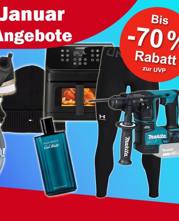Januar Angebote bei Amazon in fast allen Kategorien