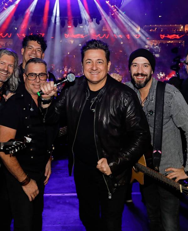 Gruppenfoto der Domstürmer in der Lanxess-Arena.