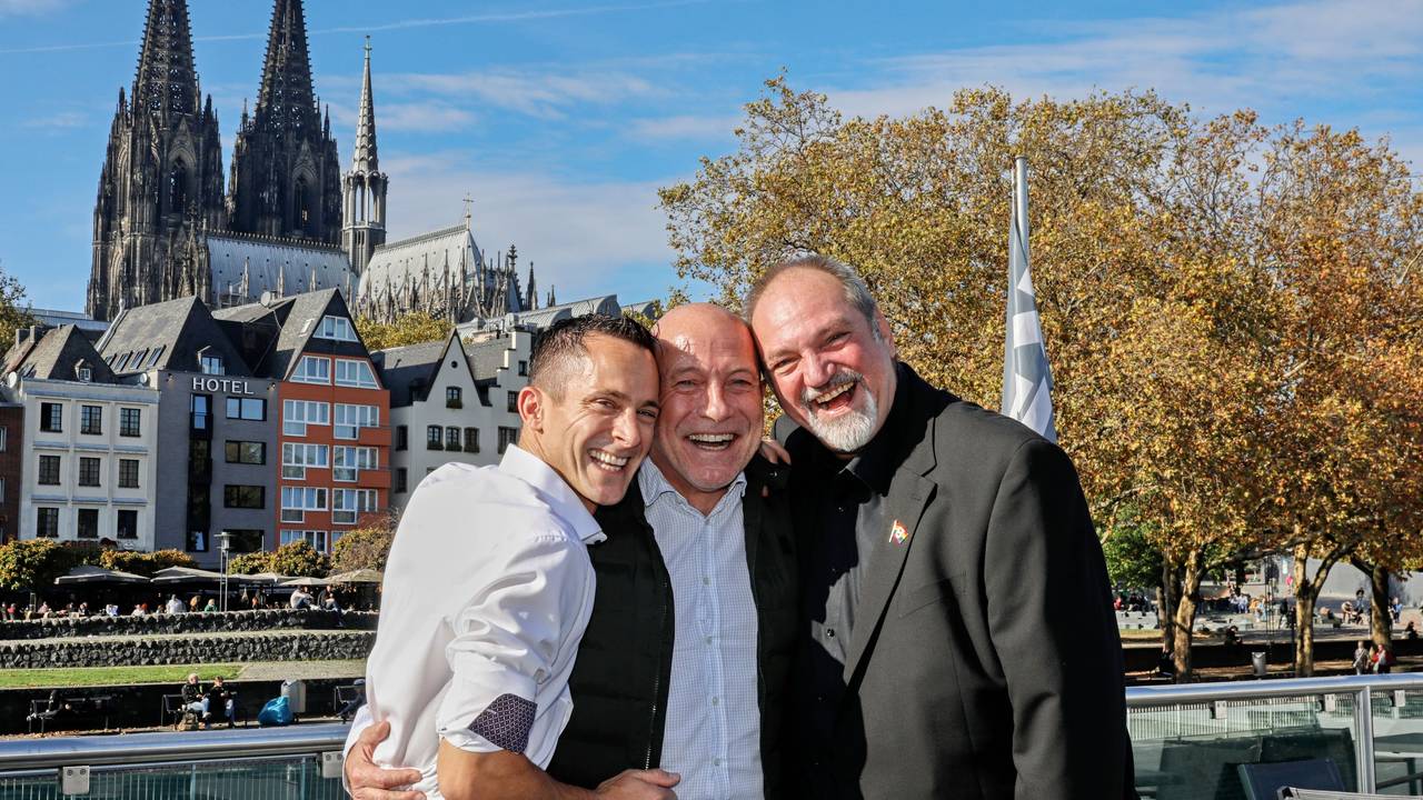 Das designierte Kölner Dreigestirn.