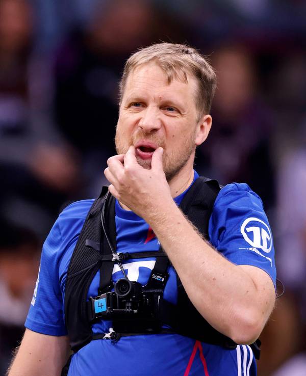 Oliver Pocher bei einem Promi-Kick in Bonn.