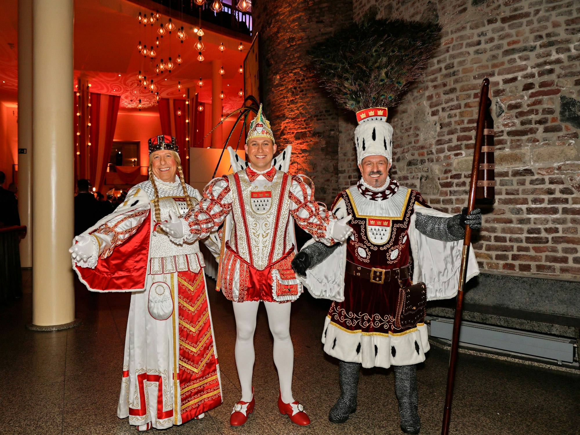 Das Kölner Dreigestirn der Session 2024.