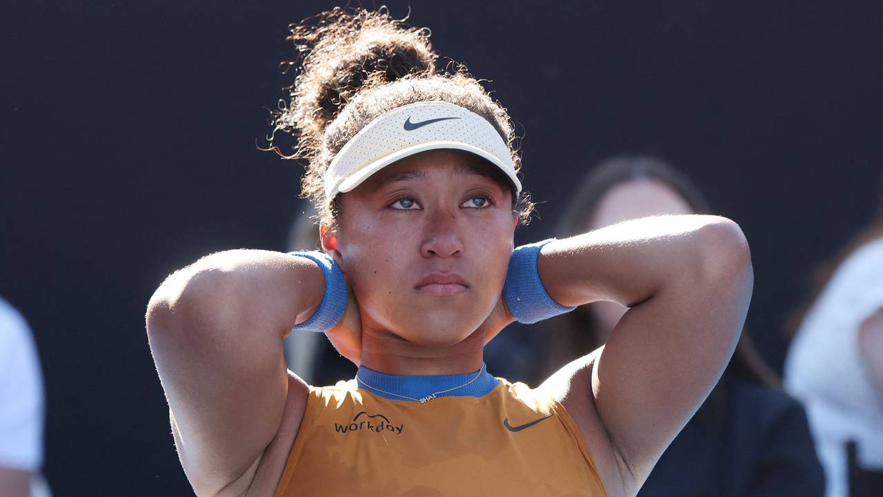Naomi Osaka reagiert enttäuscht.