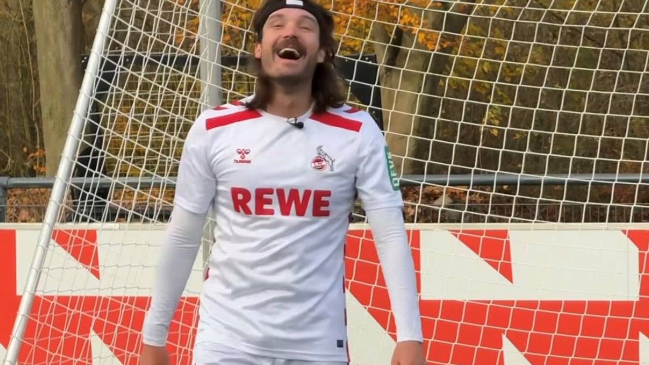 Ex-Radprofi Rick Zabel versucht sich als Fußballer beim 1. FC Köln.