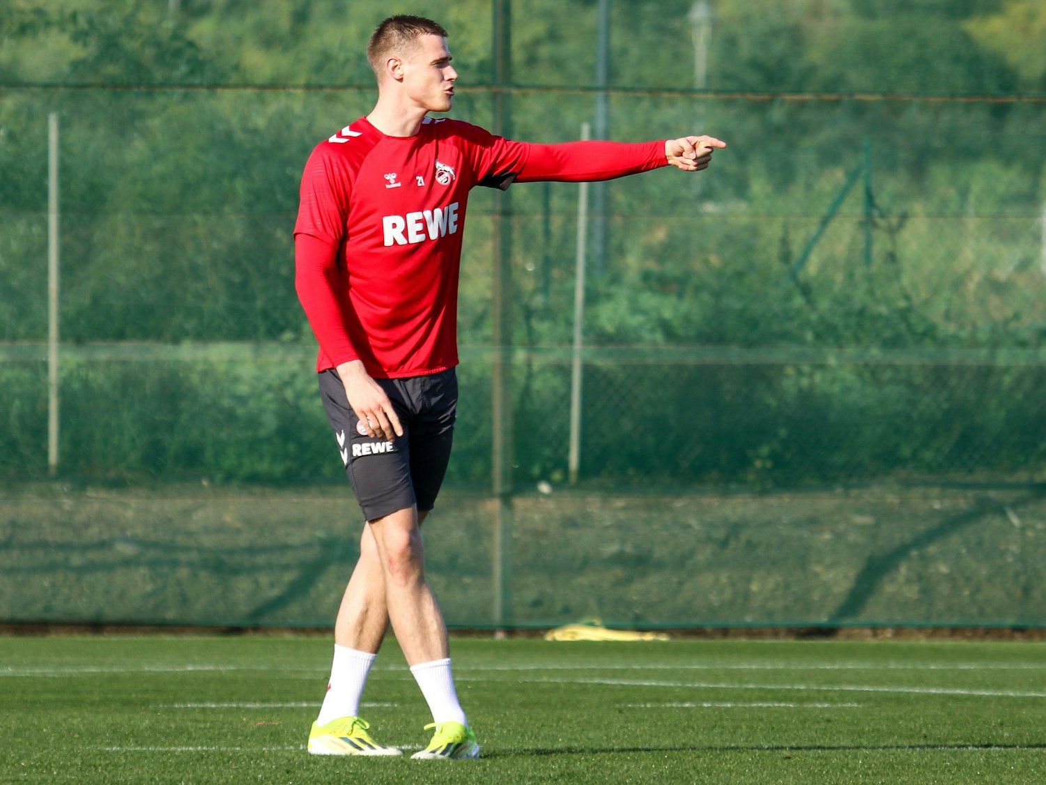 1. FC Köln, Trainingslager in Estepona/Spanien, mit Steffen Tigges.