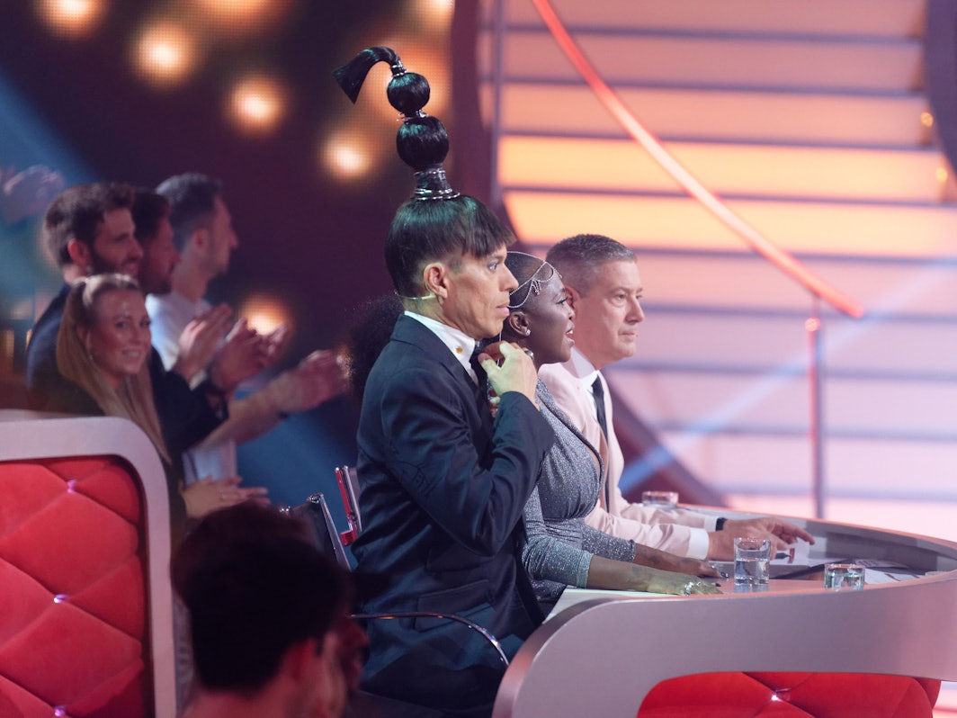 RTL hat offiziell verkündet, wer bei „Let's Dance“ 2025 mittanzt. Sowieso mit dabei: die Juroren Jorge González (v.l.), Motsi Mabuse und Joachim Llambi (hier im Mai 2023).