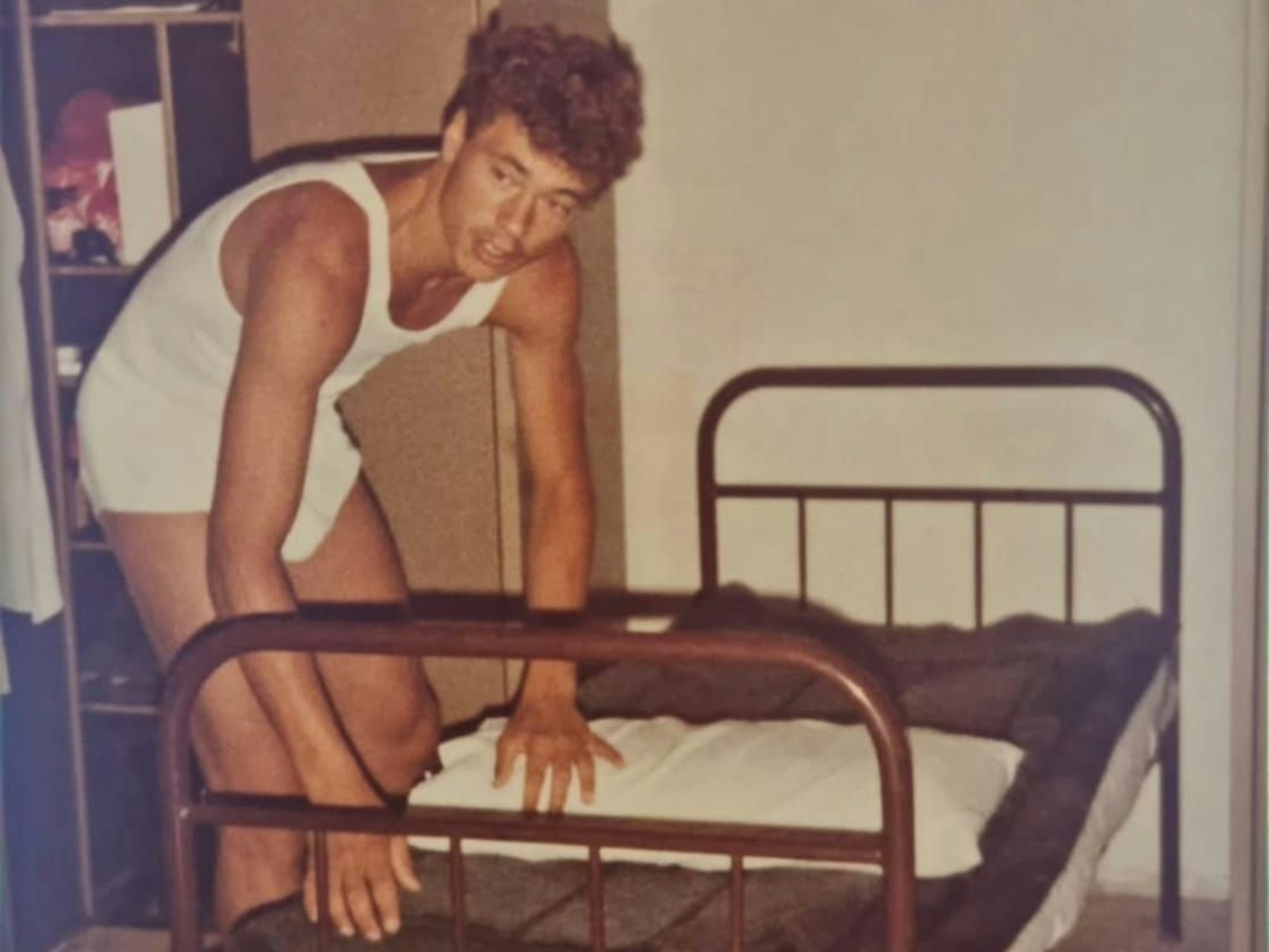 Der ehemalige FC-Stürmer Toni Polster1982 während seines Wehrdienstes in Österreich.