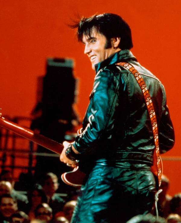 Elvis Presley bei seinem 1968 Comeback Special