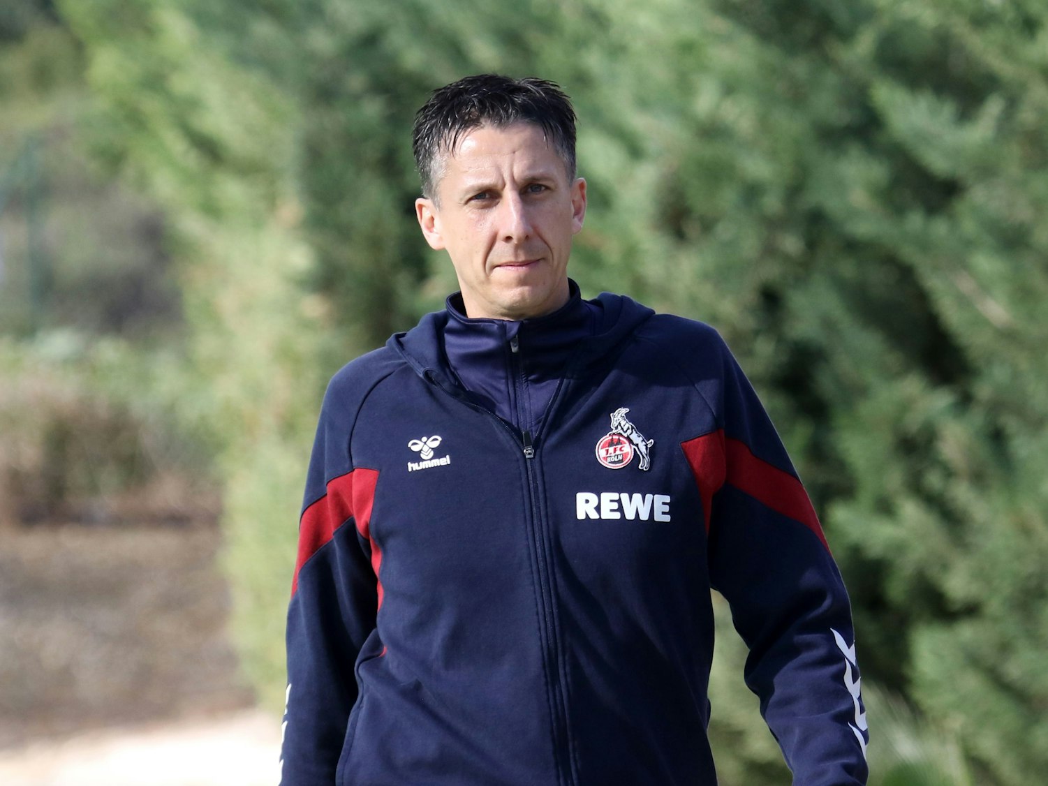 Christian Keller in Spanien beim FC-Trainingslager.