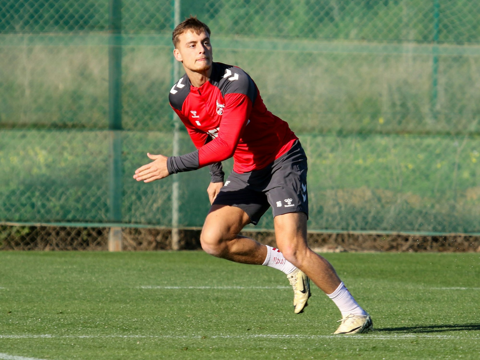 1. FC Köln, Trainingslager in Estepona mit Marvin Obuz.