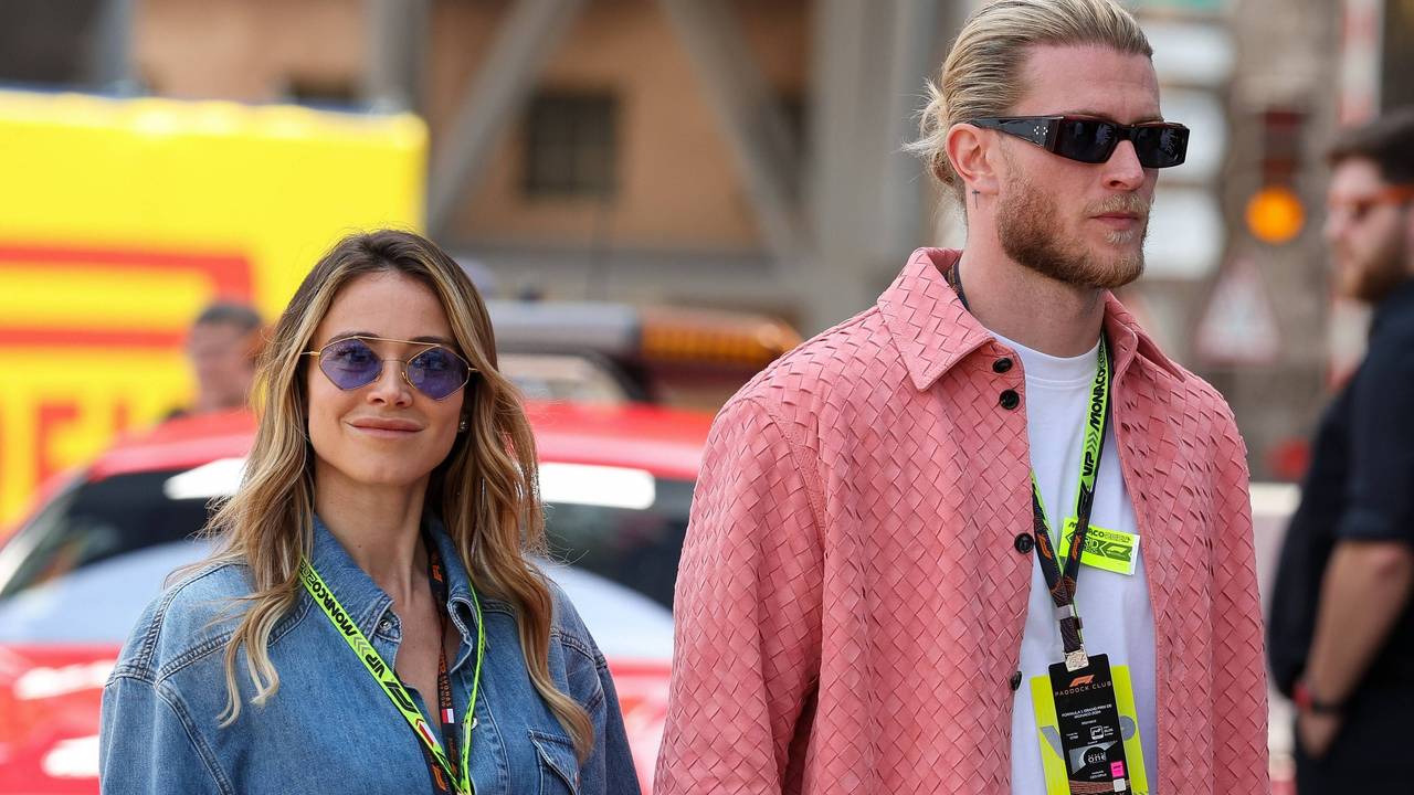 Diletta Leotta und Loris Karius beim Großen Preis von Monaco.