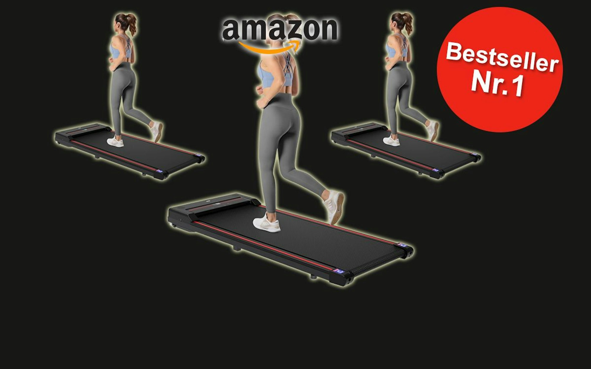 Das Bild zeigt das beliebteste Amazon Laufband.