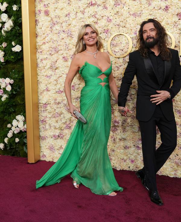 Heidi Klum und Tom Kaulitz kommen am 5. Januar 2025 zur Verleihung der 82. Golden Globes im Beverly Hilton in Beverly Hills.