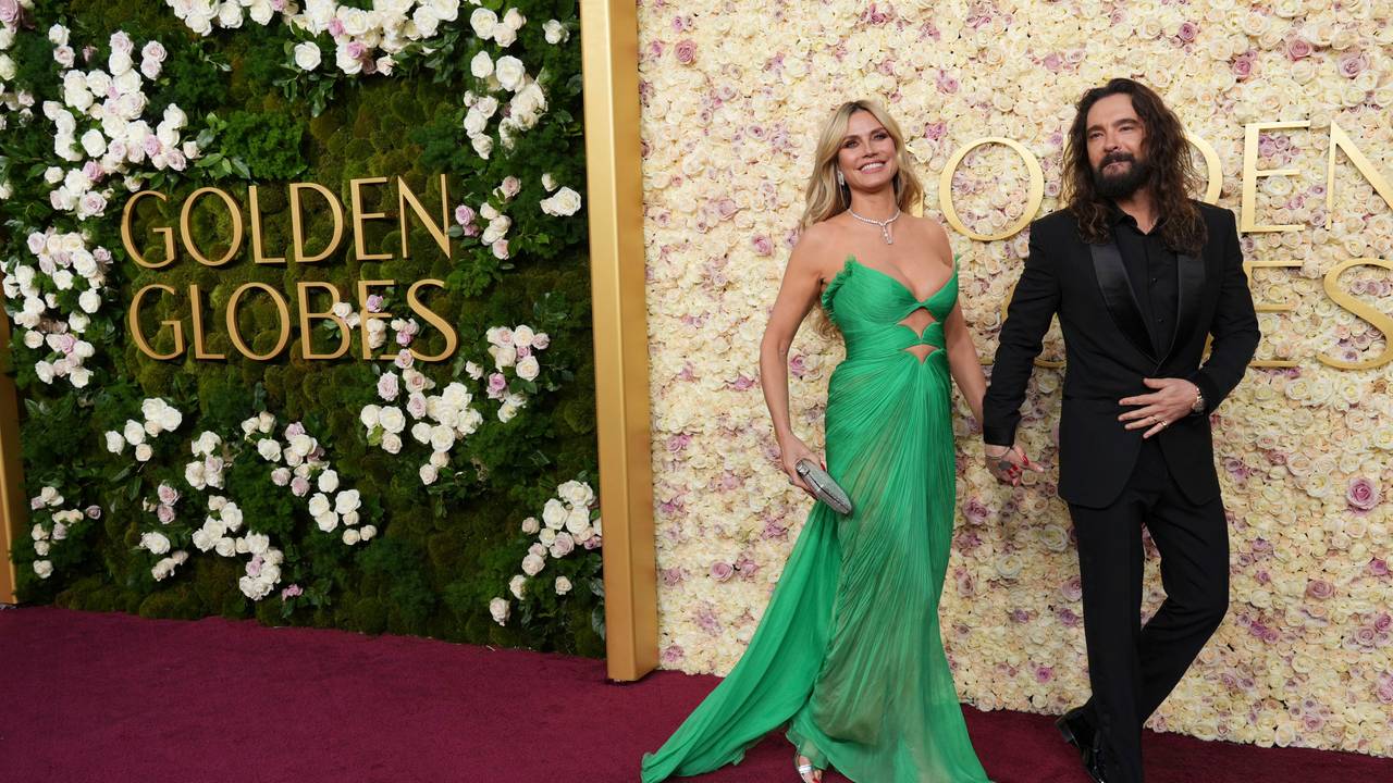 Heidi Klum und Tom Kaulitz kommen am 5. Januar 2025 zur Verleihung der 82. Golden Globes im Beverly Hilton in Beverly Hills.