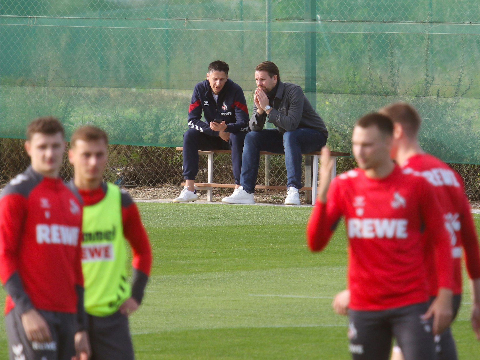 Christian Keller und Thomas Kessler im Gespräch.