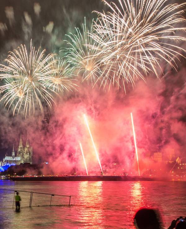 Kölner Lichter - hier ein Foto der Veranstaltung von 2016.