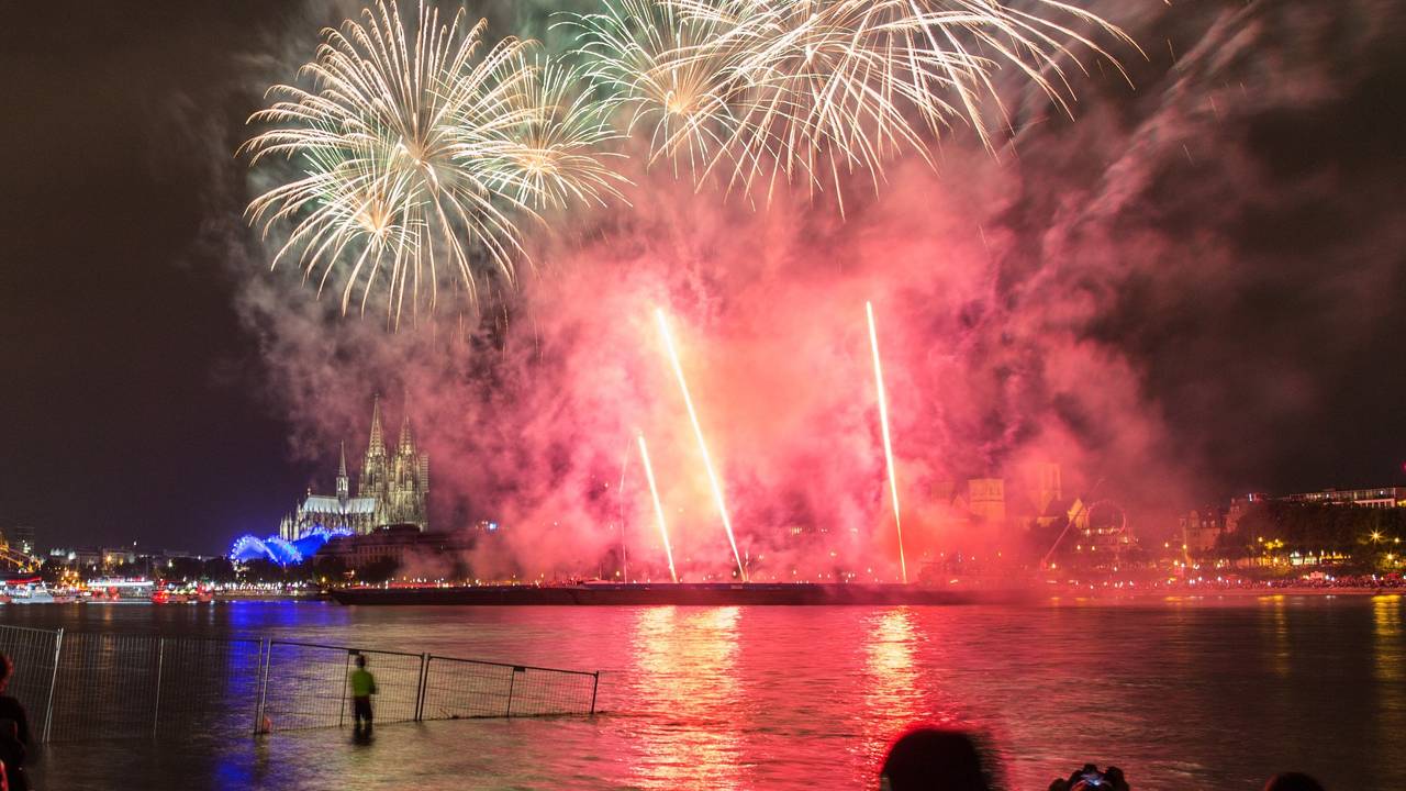 Kölner Lichter - hier ein Foto der Veranstaltung von 2016.