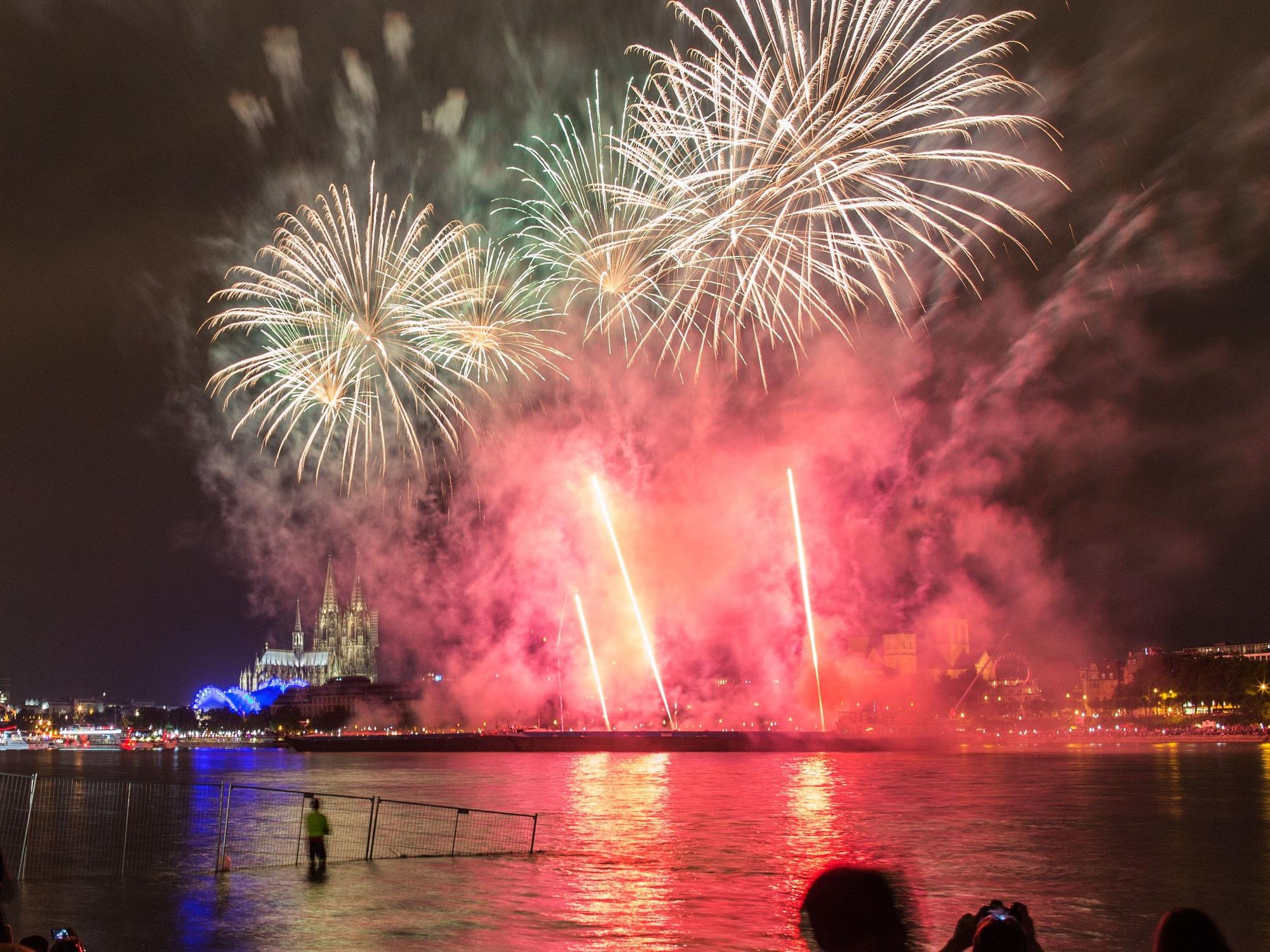 Kölner Lichter - hier ein Foto der Veranstaltung von 2016.