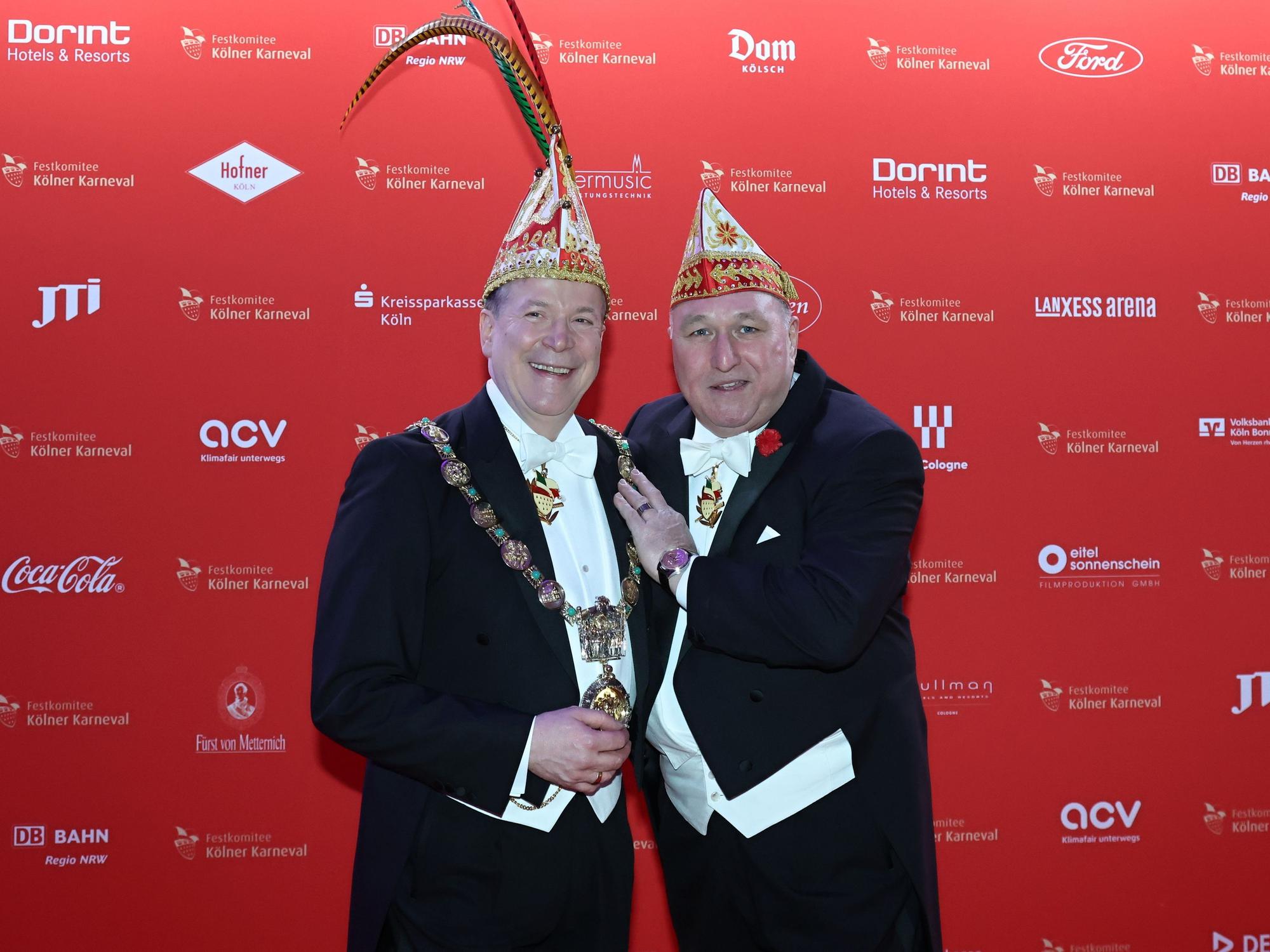 Christoph Kuckelkorn und Ralf Schlegelmilch bei der Proklamation.