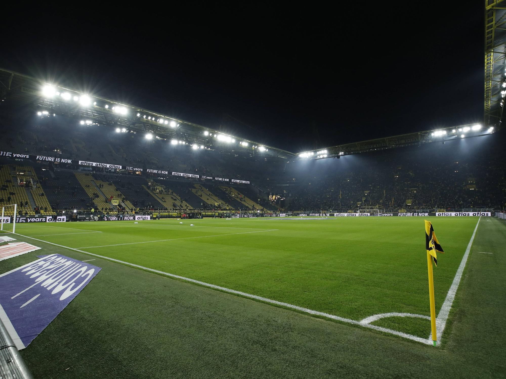 Der Rasen im Signal-Iduna-Park.