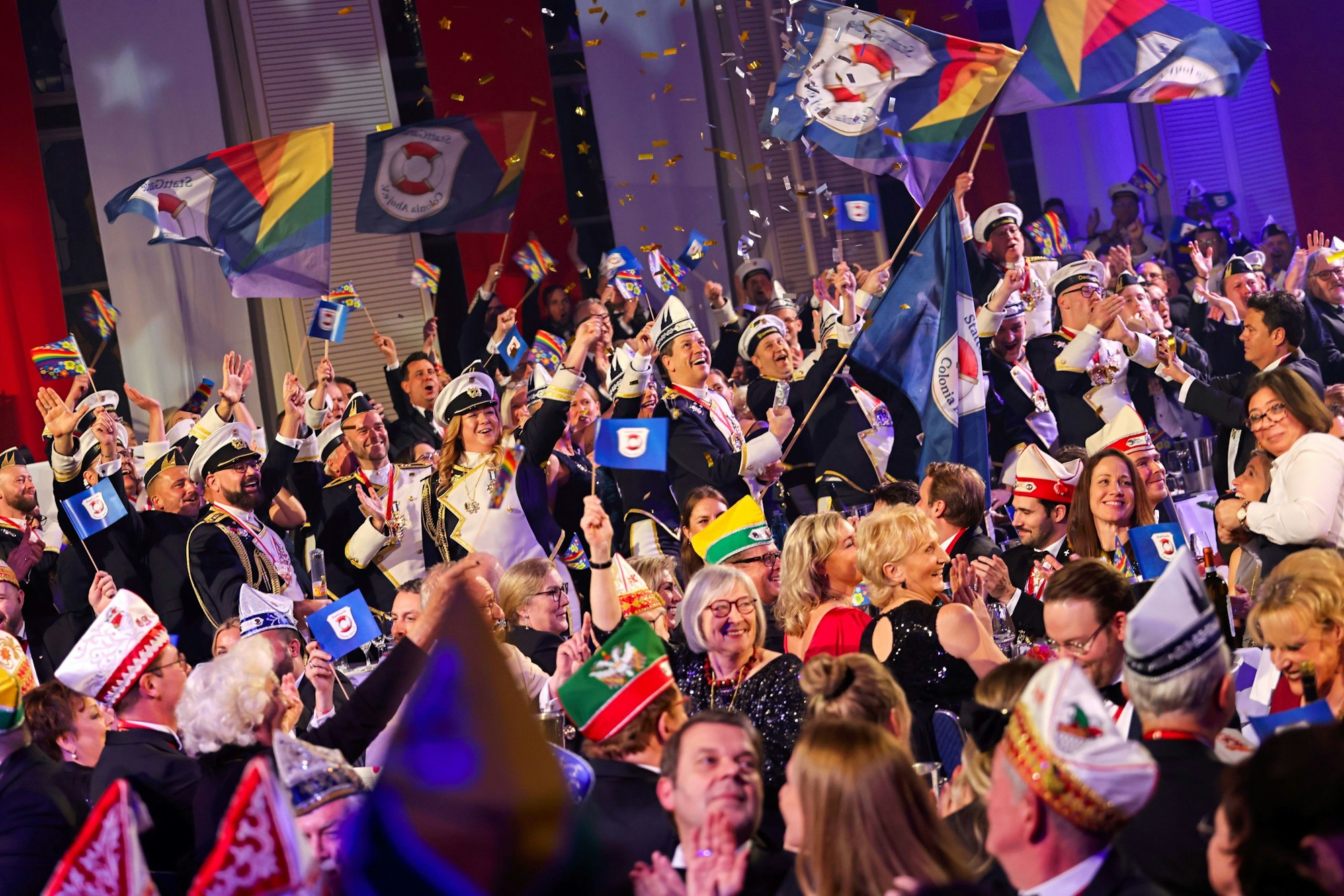 Proklamation des Kölner Dreigestirn 2025 im Gürzenich in Köln - StattGarde Colonia Ahoj.